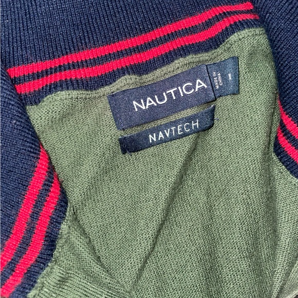 Nautica Green Longsleeve Sweater - Picture 3 of 4